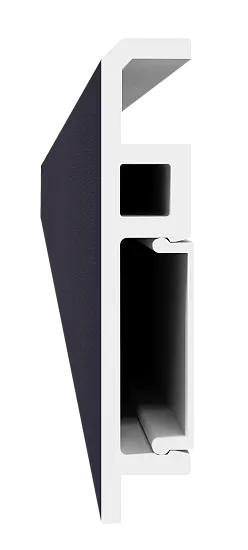 Плинтус Aberhof Luxe Черный Уголь
