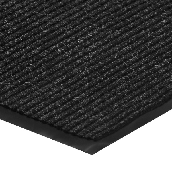 Коврик влаговпитывающий, ребристый 90*1500см, чёрный