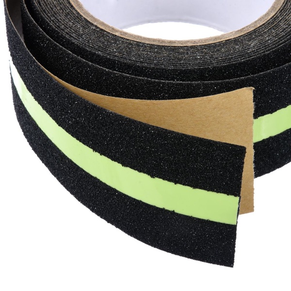 Противоскользящая лента 50мм*5м, сигнальная люминесцентная