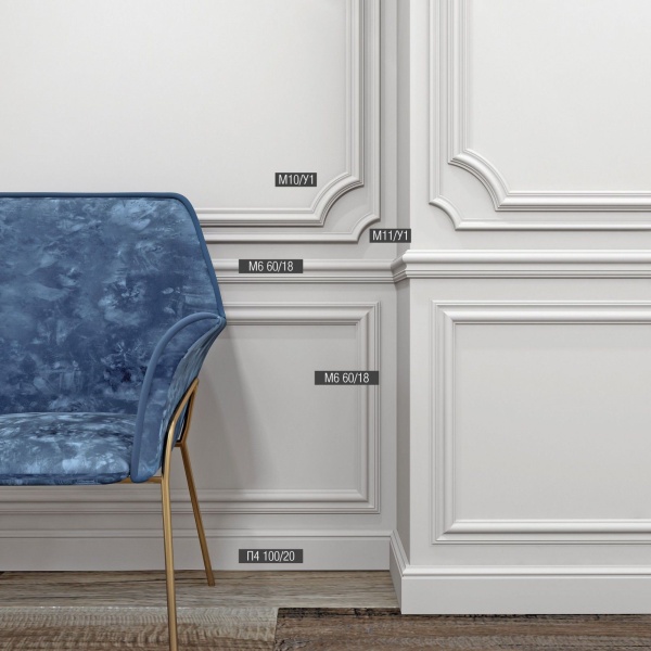 Плинтус напольный XPS П 4 (100*20) (12)